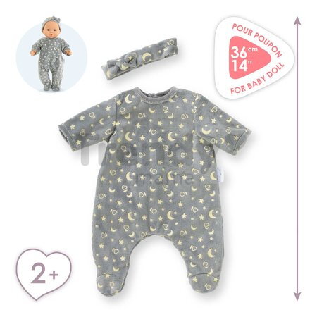 Pyžamo pre bábiku Pajamas & Headband Glow in the Dark Mon Grand Poupon Corolle pre 36 cm bábiku od 24 mes