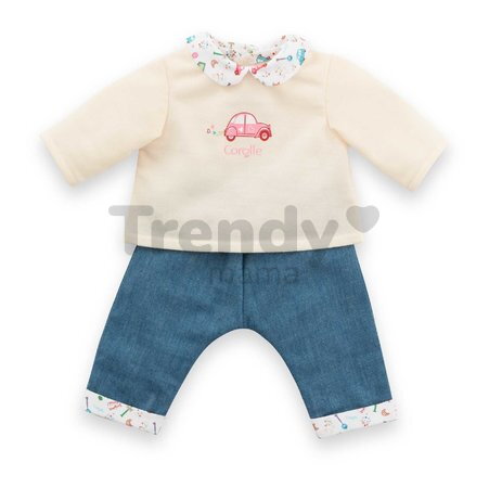 Tričko a džínsy pre bábiku T-shirt & Jeans A Weekend in Paris Mon Grand Poupon Corolle pre 36 cm bábiku od 24 mes