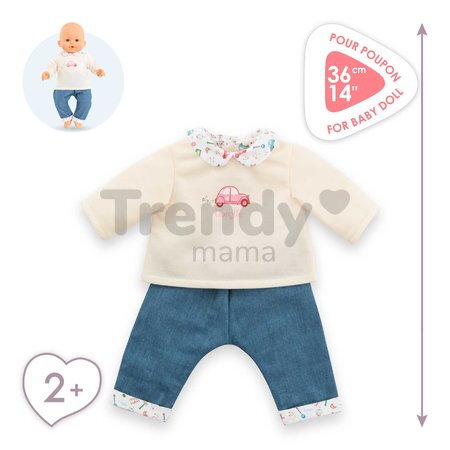 Tričko a džínsy pre bábiku T-shirt & Jeans A Weekend in Paris Mon Grand Poupon Corolle pre 36 cm bábiku od 24 mes