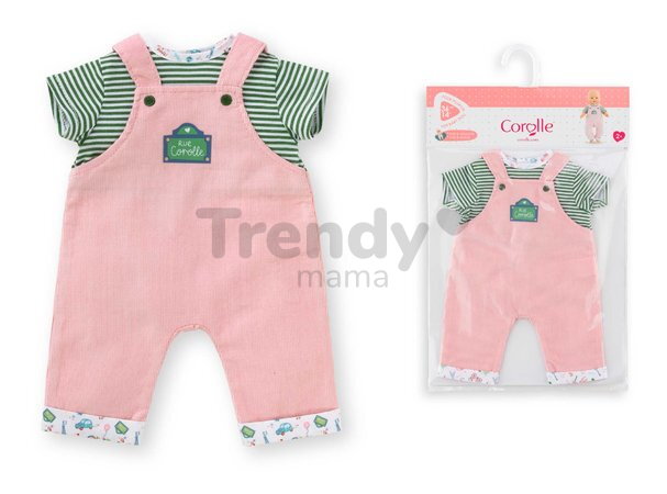 Tričko a overal pre bábiku T-shirt & Overall A Weekend in Paris Mon Grand Poupon Corolle pre 36 cm bábiku od 24 mes