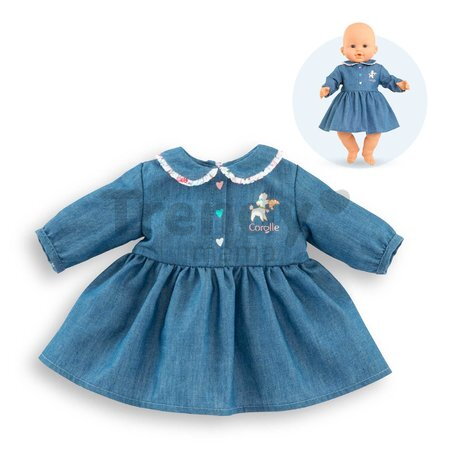 Šaty pre bábiku Dress A Weekend in Paris Mon Grand Poupon Corolle pre 36 cm bábiku od 24 mes