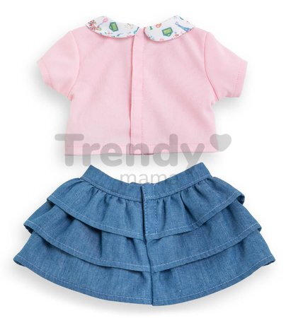 Sukňa a tričko pre bábiku Ruffle Skirt & T-shirt A Weekend in Paris Mon Grand Poupon Corolle pre 36 cm bábiku od 24 mes