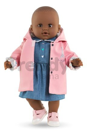 Pršiplášť pre bábiku Reversible Rain Coat A Weekend in Paris Mon Grand Poupon Corolle pre 36 cm bábiku od 24 mes