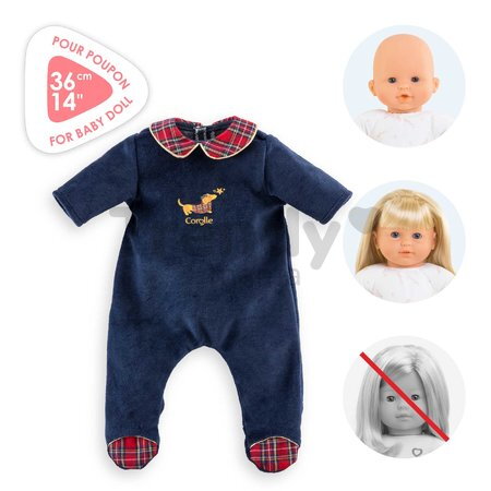 Pyžamo pre bábiku Pajamas Corolle Holidays Mon Grand Poupon Corolle vianočná edícia pre 36 cm bábiku od 24 mes