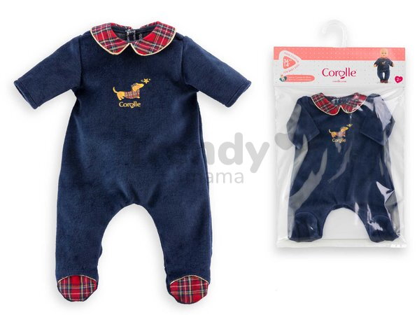 Pyžamo pre bábiku Pajamas Corolle Holidays Mon Grand Poupon Corolle vianočná edícia pre 36 cm bábiku od 24 mes