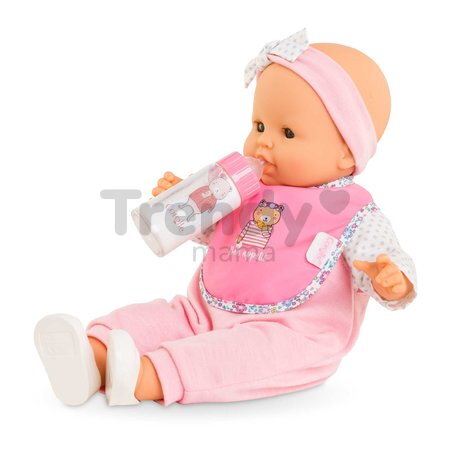 Podbradník a fľaša s mliekom pre bábiku Bib & Magic Milk Bottle Mon Grand Poupon Corolle pre 36-42 cm bábiku od 24 mes