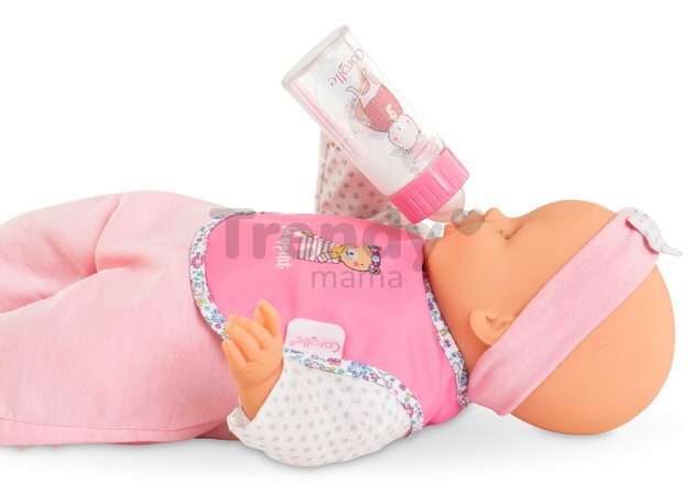 Podbradník a fľaša s mliekom pre bábiku Bib & Magic Milk Bottle Mon Grand Poupon Corolle pre 36-42 cm bábiku od 24 mes