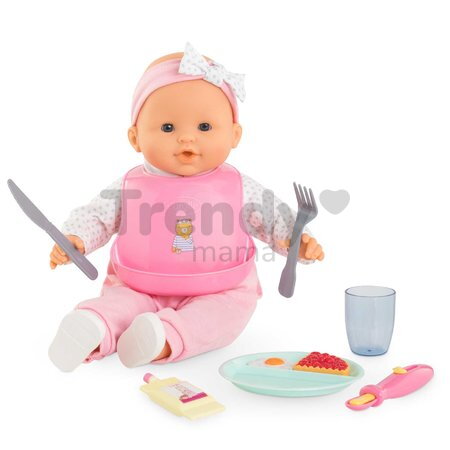 Obedová súprava pre bábiku Large Mealtime Set Corolle pre 36-42 cm bábiku od 24 mes