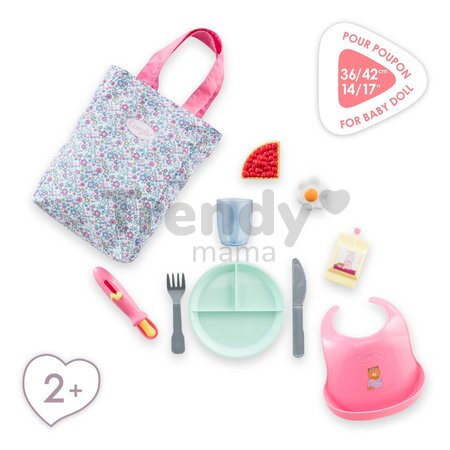 Obedová súprava pre bábiku Large Mealtime Set Corolle pre 36-42 cm bábiku od 24 mes