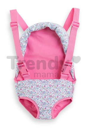 Klokanka na nosenie bábiky Flowered Baby Doll Slink Corolle pre 36-42 cm bábiku nastaviteľné popruhy