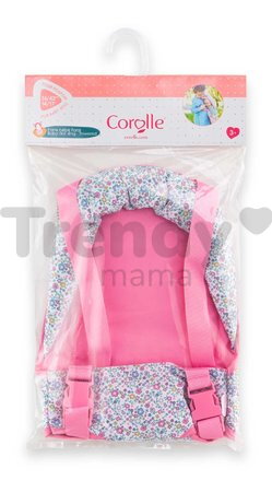 Klokanka na nosenie bábiky Flowered Baby Doll Slink Corolle pre 36-42 cm bábiku nastaviteľné popruhy