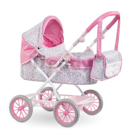Hlboký kočík pre bábiku Flowered Carriage Corolle s taškou na prebaľovanie pre 30-52 cm bábiku