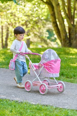 Hlboký kočík pre bábiku Flowered Carriage Corolle s taškou na prebaľovanie pre 30-52 cm bábiku