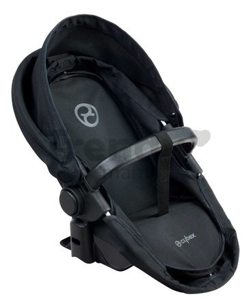 Kočík trojkombinácia pre bábiku Cybex Black 3in1 Priam Corolle skladací s multifunkčnými prednými kolesami pre 36-52 cm bábiku