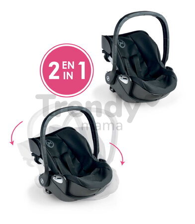 Vajíčko pre bábiku Baby Doll Carrier Cybex Priam 2in1 Black Corolle pre 36-52 cm bábiku