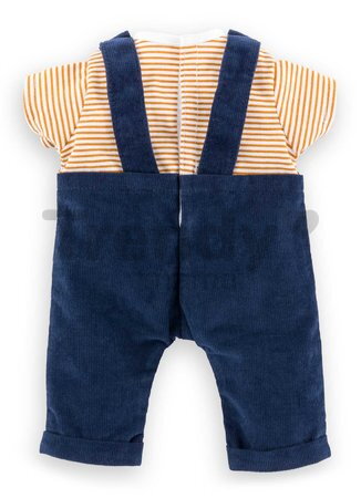 Tričko a overal pre bábiku T-shirt & Navy Blue Overall Mon Grand Poupon Corolle pre 36 cm bábiku od 24 mes