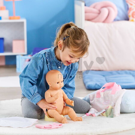Prebaľovacia taška pre bábiku Changing Accessories Set Tulips Corolle pre 30-36 cm bábiku 8 doplnkov od 24 mes