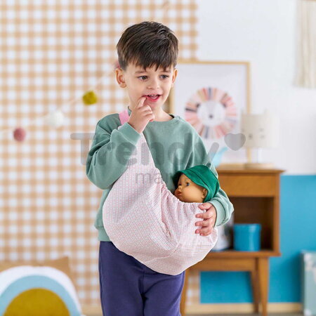 Nosič pre bábiku Carrier Bag Tulips Corolle ružový pre 36 cm bábiku s nastaviteľným popruhom