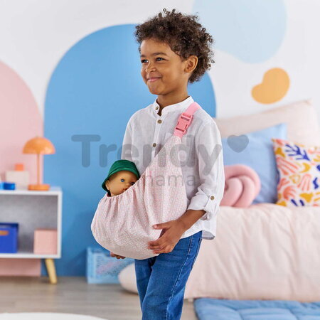 Nosič pre bábiku Carrier Bag Tulips Corolle ružový pre 36 cm bábiku s nastaviteľným popruhom