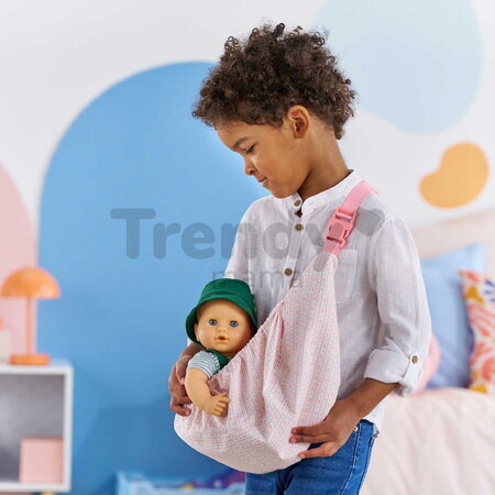 Nosič pre bábiku Carrier Bag Tulips Corolle ružový pre 36 cm bábiku s nastaviteľným popruhom