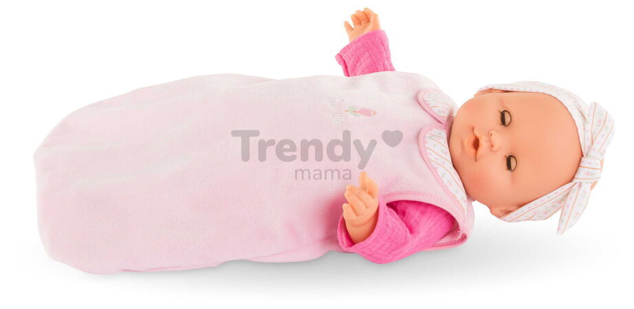 Spací vak pre bábiku Bag Sleeper Tulips Corolle pre 36 cm bábiku od 24 mes