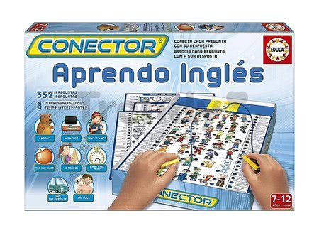 Spoločenská hra Conector Nauč sa anglicky Educa 352 otázok od 6 rokov