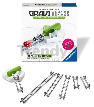 Rozšírenie pre guľôčkové dráhy Zásobník Tiptube GraviTrax 9 dielov od 8 rokov
