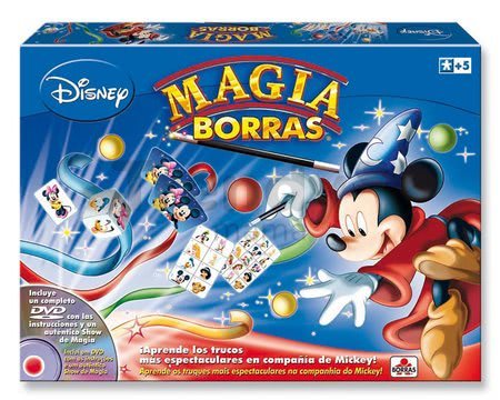 Kúzelnícke hry Mickey Mouse Disney Magia Borras Educa s vysvetľujúcim DVD od 5 rokov španielsky