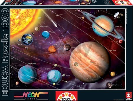 Puzzle Neon Series, Solar System Educa 1000 dielov od 12 rokov