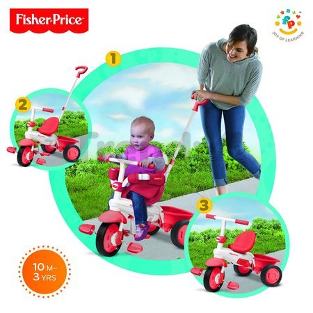 Trojkolka Fisher-Price Classic Red smarTrike červená od 10 mes