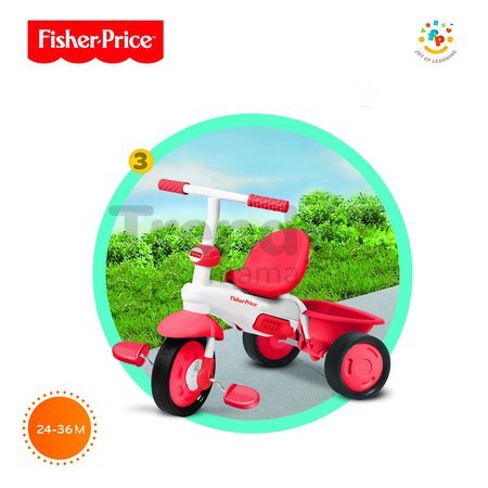 Trojkolka Fisher-Price Classic Red smarTrike červená od 10 mes