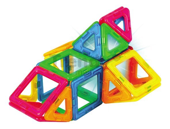 Stavebnica magnetická Neónové svetlá Neon Led Set Hi-Tech Magformers elektronická 31 dielov