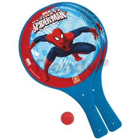 Plážový tenis set The Ultimate Spiderman Mondo s 2 raketami a loptičkou