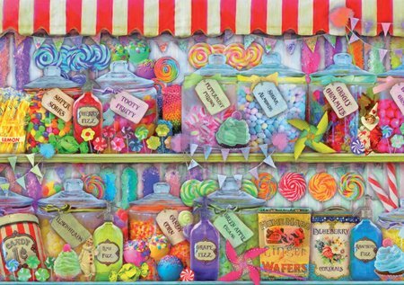 Puzzle Genuine Candy Shop Educa 1000 dielov od 12 rokov