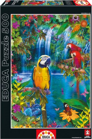 Puzzle Genuine Bird Tropical Land Educa 500 dielov od 11 rokov