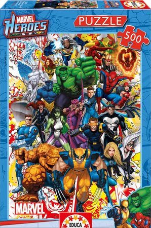Puzzle Marvel Heroes Educa 500 dielov od 11 rokov