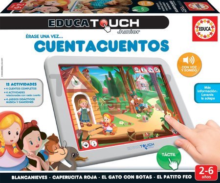 Tablet elektronický Cuenta Cuentos Educa so 4 rozprávkami a aktivitami v španielčine od 2 rokov