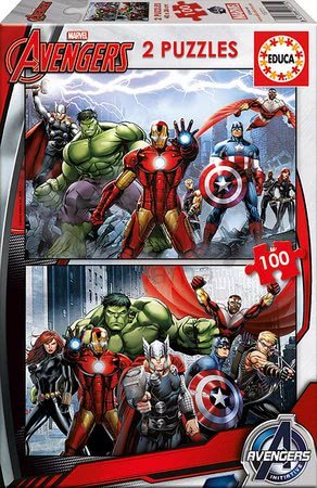 Puzzle Avengers Educa 2x 100 dielov od 5 rokov
