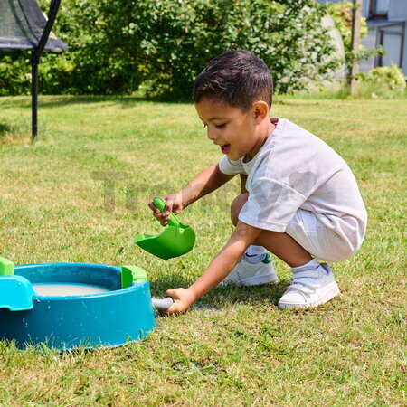 Vodná a bahenná dráha s dĺžkou 2,3 m Mudway Flow AquaPlay so stavidlami a regulátorom prietoku s UV filtrom