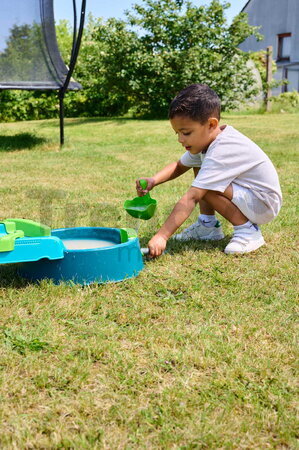 Vodná a bahenná dráha s dĺžkou 2,3 m Mudway Flow AquaPlay so stavidlami a regulátorom prietoku s UV filtrom