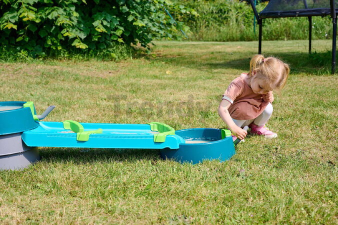 Vodná a bahenná dráha s dĺžkou 2,3 m Mudway Flow AquaPlay so stavidlami a regulátorom prietoku s UV filtrom