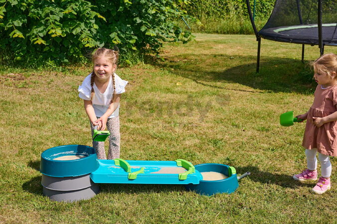 Vodná a bahenná dráha s dĺžkou 1,35 m Mudway Run AquaPlay so stavidlami a regulátorom prietoku s UV filtrom