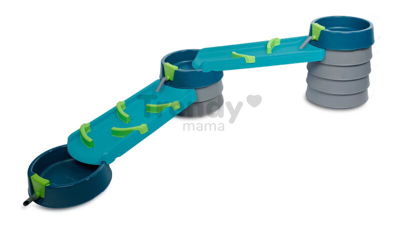 Vodná a bahenná dráha s dĺžkou 2,3 m Mudway Flow AquaPlay so stavidlami a regulátorom prietoku s UV filtrom