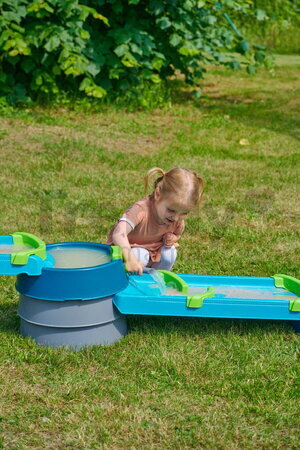 Vodná a bahenná dráha s dĺžkou 2,3 m Mudway Flow AquaPlay so stavidlami a regulátorom prietoku s UV filtrom