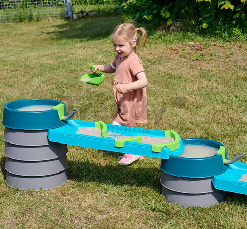 Vodná a bahenná dráha s dĺžkou 2,3 m Mudway Flow AquaPlay so stavidlami a regulátorom prietoku s UV filtrom