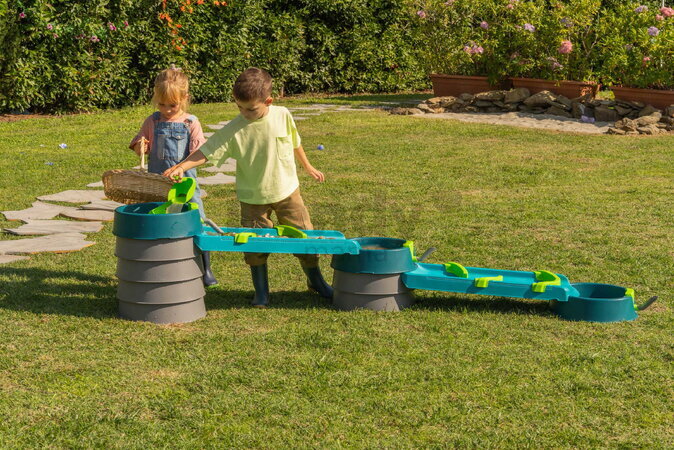 Vodná a bahenná dráha s dĺžkou 2,3 m Mudway Flow AquaPlay so stavidlami a regulátorom prietoku s UV filtrom