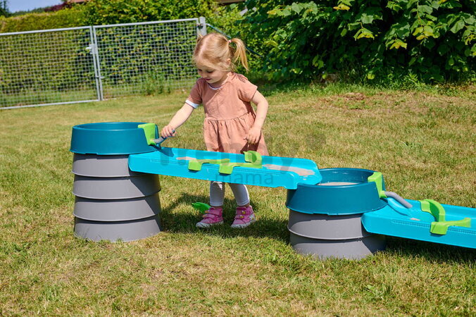 Vodná a bahenná dráha s dĺžkou 2,3 m Mudway Flow AquaPlay so stavidlami a regulátorom prietoku s UV filtrom
