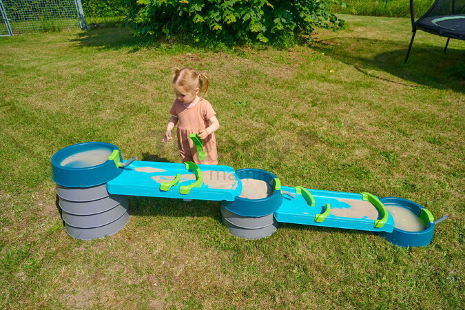 Vodná a bahenná dráha s dĺžkou 2,3 m Mudway Flow AquaPlay so stavidlami a regulátorom prietoku s UV filtrom