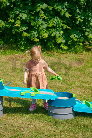 Vodná a bahenná dráha s dĺžkou 2,3 m Mudway Flow AquaPlay so stavidlami a regulátorom prietoku s UV filtrom