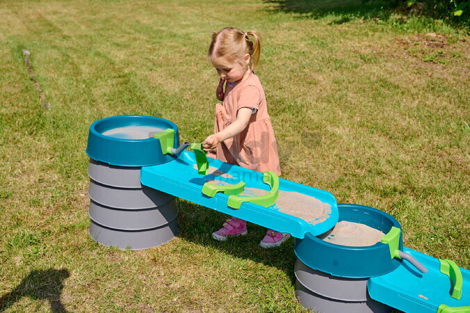 Vodná a bahenná dráha s dĺžkou 2,3 m Mudway Flow AquaPlay so stavidlami a regulátorom prietoku s UV filtrom